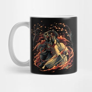 samurai vs ronin Mug